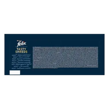 FELIX Tasty Shreds Multipack s kuraťom/hovädzím/kačicou/morkou v šťave 44x80g