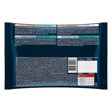 GOURMET PERLE Duo Multipack losos s treskou/morske ryby s tuniakem/losos s belomäsymi rybami/sardinky s tuniakem