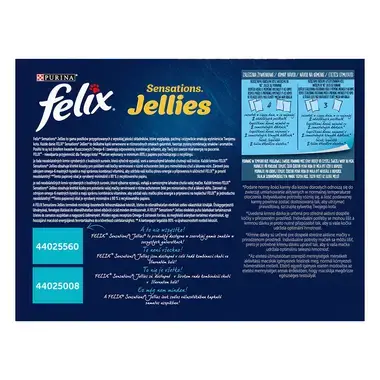 FELIX Sensations Jellies Multipack jahňacie/makrela/treska/morka v och. želé 12x85g