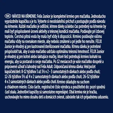 FELIX Fantastic JUNIOR Multipack kura/losos v želé 4x85g