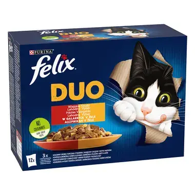 FELIX Fantastic DUO Multipack Lahodný výber v želé 12x85g