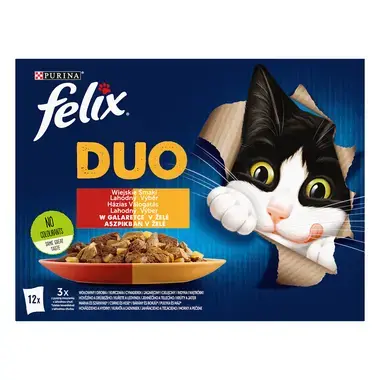 FELIX Fantastic DUO Multipack Lahodný výber v želé 12x85g