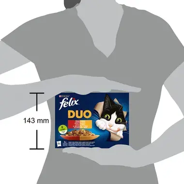 FELIX Fantastic DUO Multipack Lahodný výber v želé 12x85g