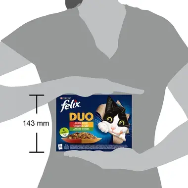FELIX Fantastic Duo Multipack Lahodný výber v želé so zeleninou 12x85g