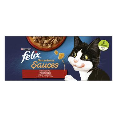 FELIX Sensations Sauces Multipack hovädzie/jahňacie/morka/kačica och. om. 12x85g