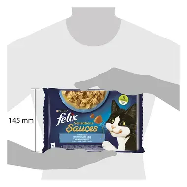 FELIX Sensations Sauces Multipack treska/sardinka v och om 4x85g