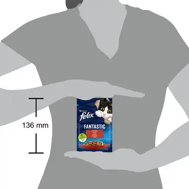 FELIX Fantastic kapsička s hovädzím v želé 85g