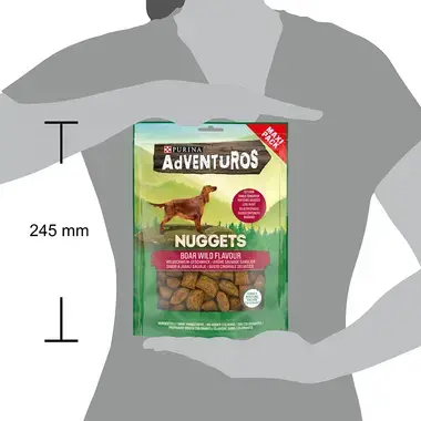 ADVENTUROS Nuggets s príchuťou diviaka