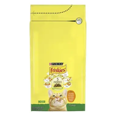 FRISKIES Indoor s kuraťom a pridanou zeleninou