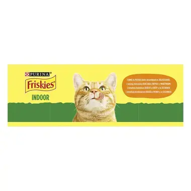 FRISKIES Indoor s kuraťom a pridanou zeleninou