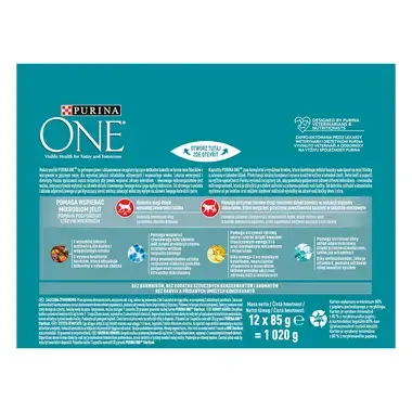 PURINA ONE Multipack Sterilcat mini filetky s hovädzím a mrkvou