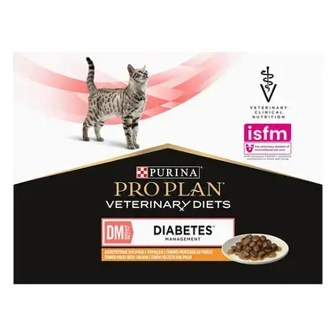 PURINA® PRO PLAN® VETERINARY DIETS DM St/Ox Diabetes Management™ s kuraťom