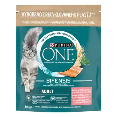 Purina ONE Adult s lososom a celozrnnými obilninami