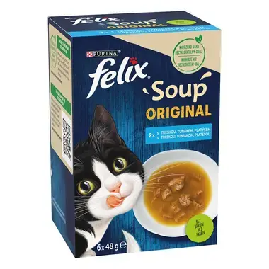 FELIX Soup polievky s treskou, tuniakom a platesou