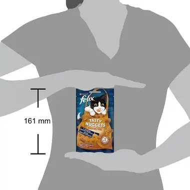 FELIX Tasty Nuggets Bohaté na kura a kačicu