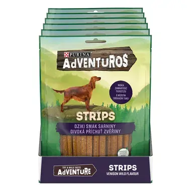 ADVENTUROS Strips s príchuťou zveriny