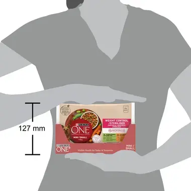 ONE MINI Dog Weight Control Morka a kura v šťave