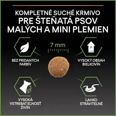 PRO PLAN SMALL & MINI PUPPY HEALTHY START granule pre psov s kuraťom