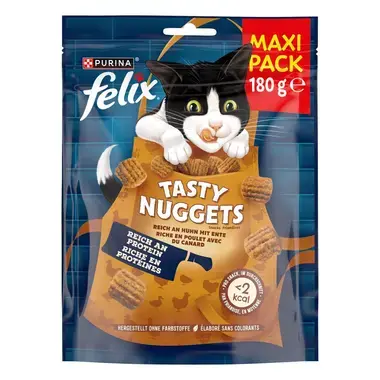FELIX Tasty Nuggets bohaté na kura, s kačicou 180 g