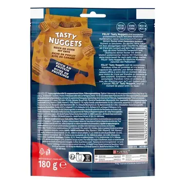 FELIX Tasty Nuggets bohaté na kura, s kačicou 180 g