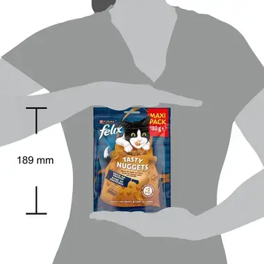 FELIX Tasty Nuggets bohaté na kura, s kačicou 180 g