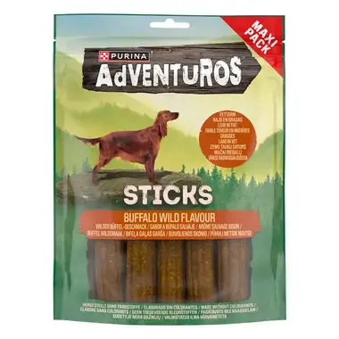 ADVENTUROS Sticks s divokou príchuťou bizóna 305 g