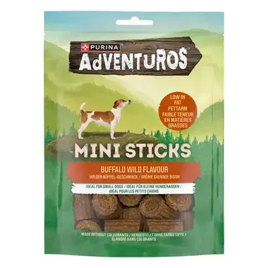 ADVENTUROS Mini Sticks s divokou príchuťou bizóna