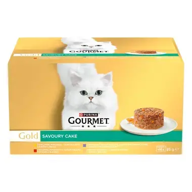 GOURMET GOLD Multipack Savoury Cake hovädzie, kura, morka, jahňacie