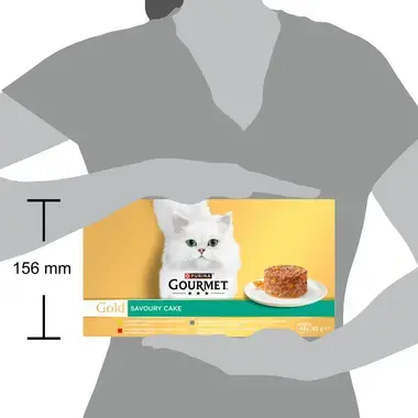 GOURMET GOLD Multipack Savoury Cake hovädzie, kura, morka, jahňacie