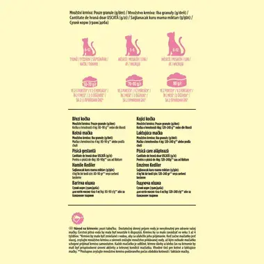 Friskies Junior granuly pre mačiatka kura a morka, s mliekom, zelenina