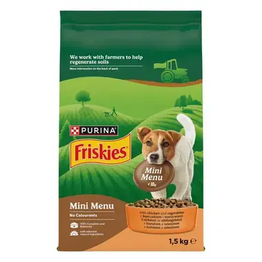 Friskies® Mini Menu s kuraťom a zeleninou