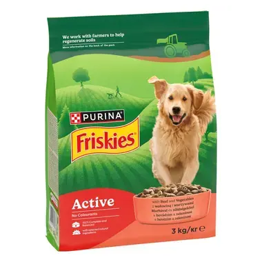 Friskies® Active s hovädzím a zeleninou