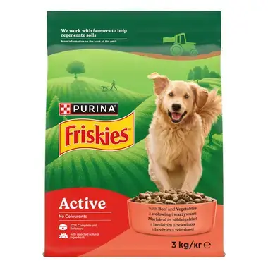 Friskies® Active s hovädzím a zeleninou