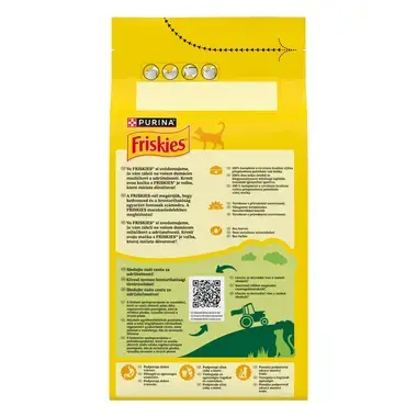 Friskies granuly pre mačky kura, zelenina