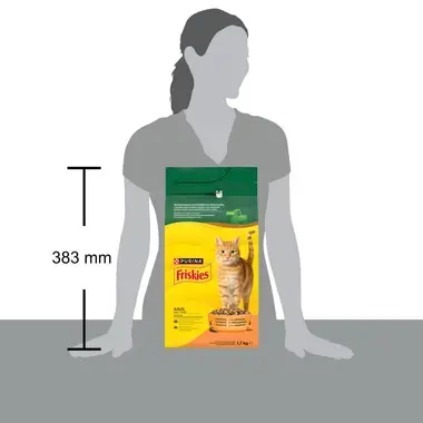 Friskies granuly pre mačky kura, zelenina