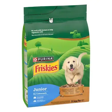 Friskies® Junior s morkou a zeleninou s mliekom