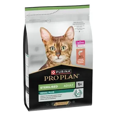 PRO PLAN CAT ADULT STERILISED RENAL PLUS suché krmivo pre mačky s lososom
