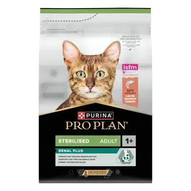 PRO PLAN CAT ADULT STERILISED RENAL PLUS suché krmivo pre mačky s lososom