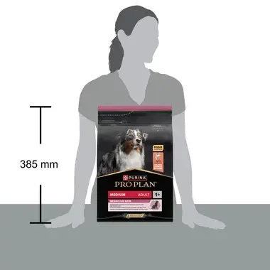 PRO PLAN MEDIUM ADULT SENSITIVE SKIN granule pre psov s lososom