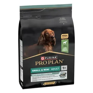 PRO PLAN SMALL & MINI ADULT SENSITIVE DIGESTION granule pre psov s jahňacím