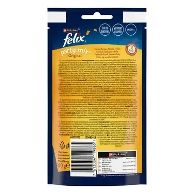 Zadní strana Felix Party Mix