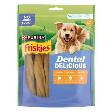 Friskies Dental Delicious maškrty pre psov M