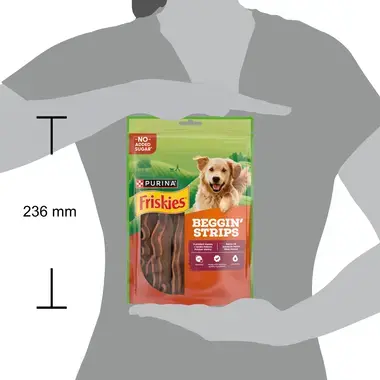 Friskies Beggin Strips maškrty pre psov slanina