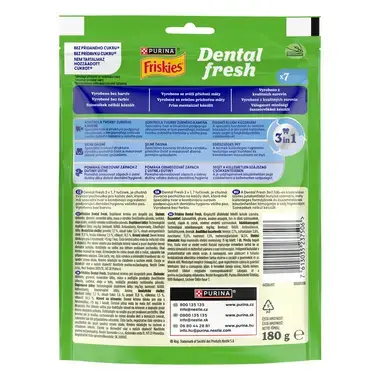 Friskies Dental Fresh maškrty pre psov 3v1 M