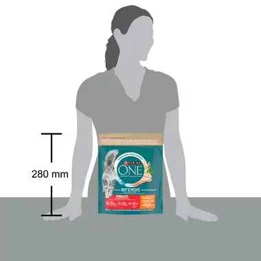 Purina ONE Bifensis Sterilised granule pre mačky kura