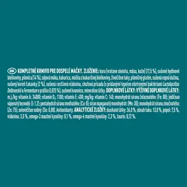 Purina ONE Bifensis Sterilised granule pre mačky kura