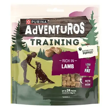 Adventuros tréningové pochúťky pre psov jahňacie