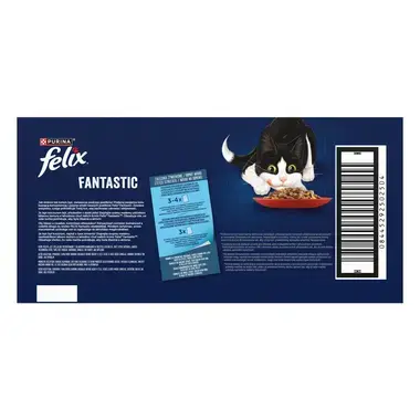 FELIX Fantastic kaspičky pre mačky hovädzie, kura, kačica, jahňacie 60×85 g