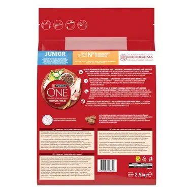 Purina ONE® Medium/Maxi Junior granule pre šteniatka kura