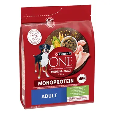Purina ONE® Medium/Maxi Adult Monoprotein granule pre psov morka